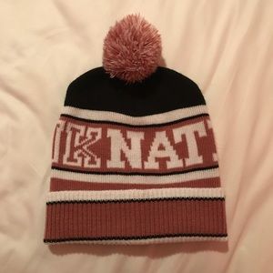 VS pink nation beanie